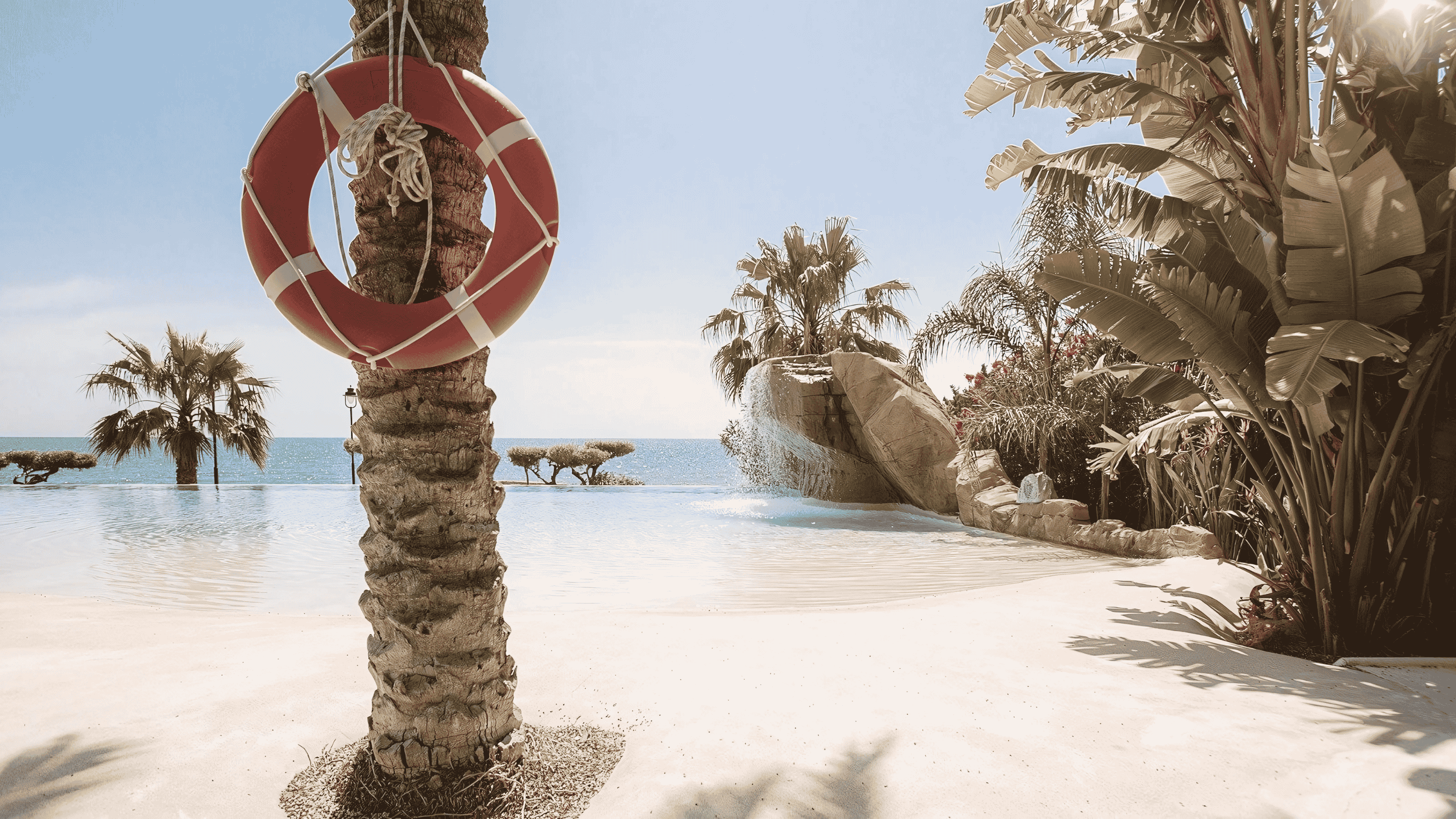 Gama completa de acabados arelite Classic para piscinas de arena